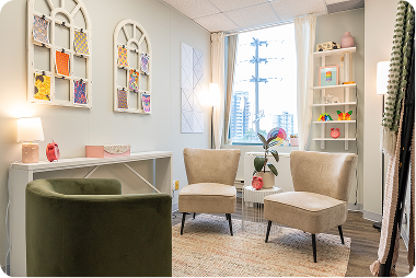 Therapy room Rentals for Therapists at Nurturing Wellness Centre in Mississauga
