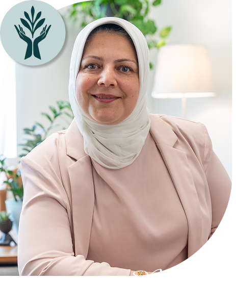 Omaima Rashed Registered Psychotherapist RP, RBT, ABA, MACP, BA
