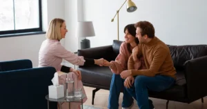 Couples therapy helps partners recognize how outside stress is damaging their connection