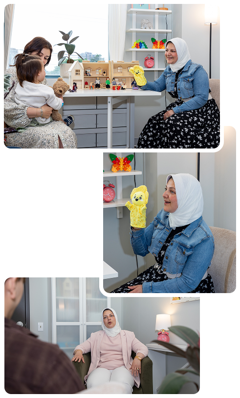 Child, teen, and family therapy support with Omaima Rashed in Mississauga