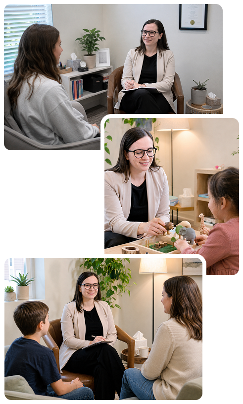 Child, teen, and family therapy support with Sarah Mantegazza in Mississauga
