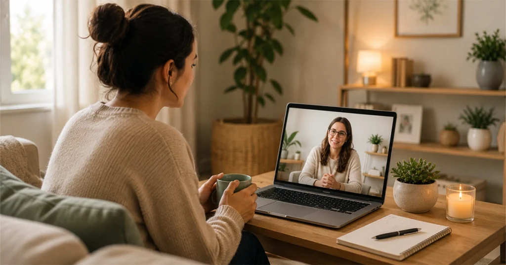 when online therapy in Ontario may be a good fit for anxiety, stress, busy schedules, privacy needs, accessibility, and ongoing care