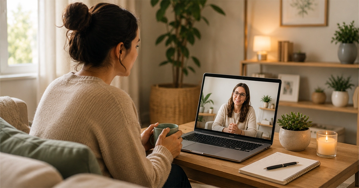 when online therapy in Ontario may be a good fit for anxiety, stress, busy schedules, privacy needs, accessibility, and ongoing care