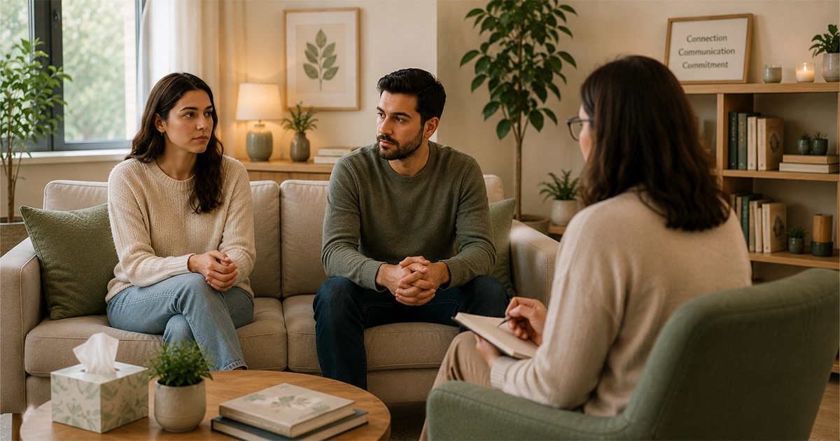 when couples therapy in Mississauga may help with communication, conflict, emotional distance, trust concerns, and relationship repair.