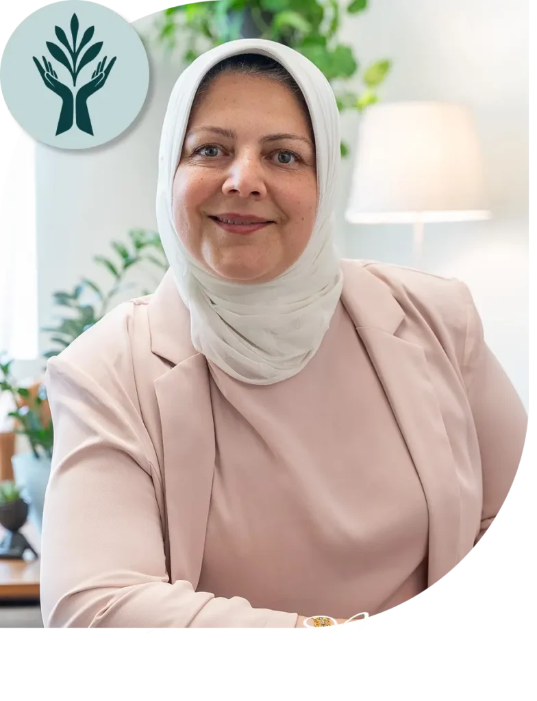 Omaima Rashed Registered Psychotherapist RP, RBT, ABA, MACP, BA At Nurturing Wellness